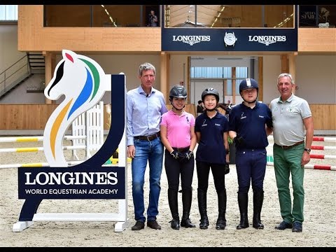 First Longines World Equestrian Academy clinic with Ludger Beerbaum - EQWOtv