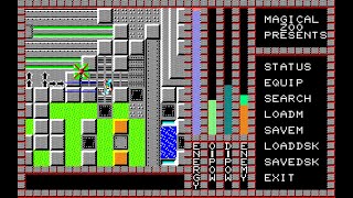 Sharp X1 Game: Outroyd (1986 Magical Zoo)