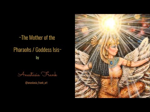 Goddess Isis. Mother of the Pharaohs - Oil Painting