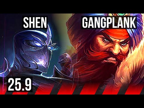 SHEN vs GANGPLANK (TOP) | 11/3/11 | EUNE Challenger | 25.9