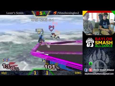 ShareStock 2.2 Melee Singles - Loser's Semis - DMG (Falcon) vs AlyJ (Falco)