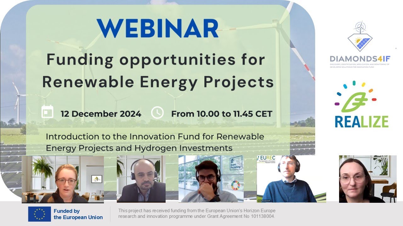 Webinar - Funding Opportunities for Renewable Energy Projects