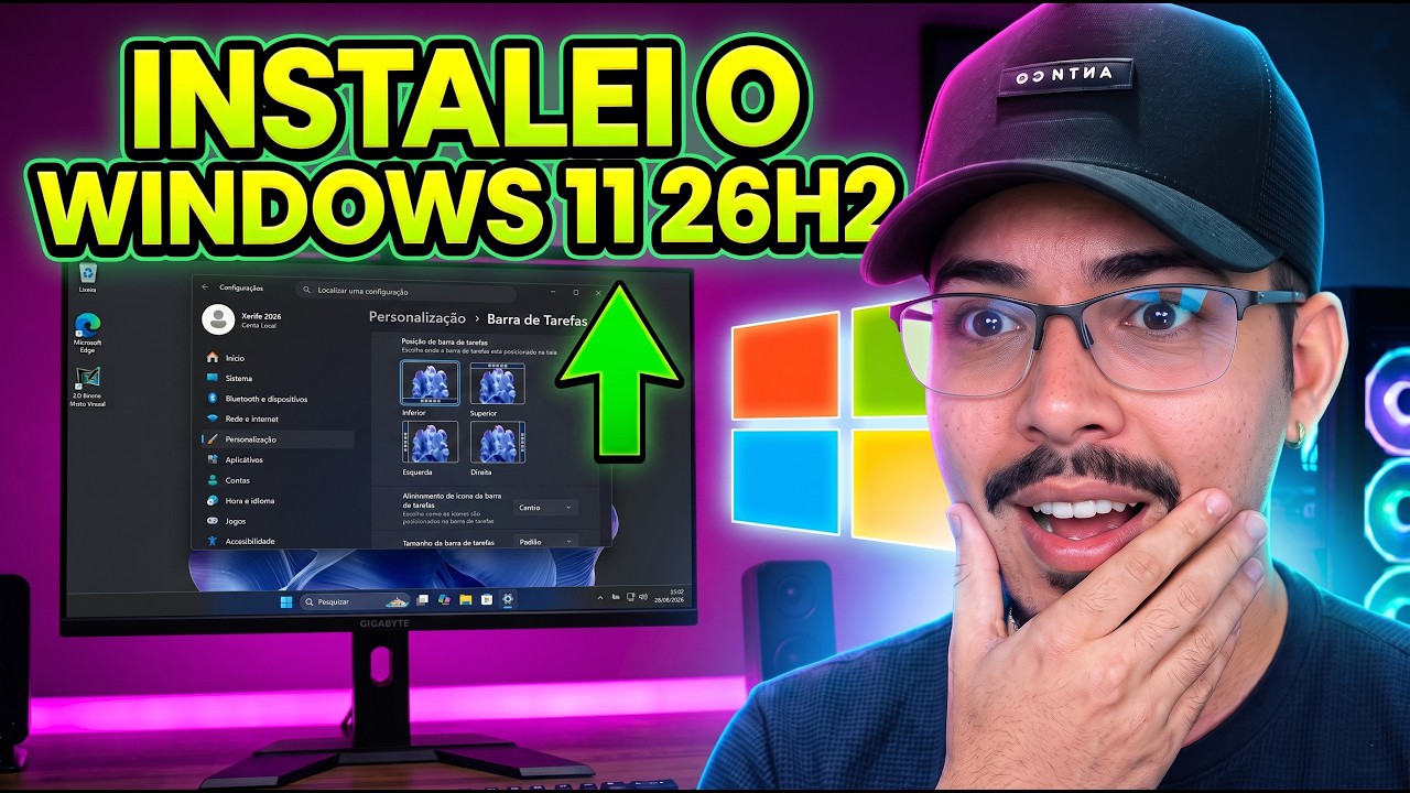 Instalei o Windows 11 26H2 (A Microsoft Finalmente Acertou?)