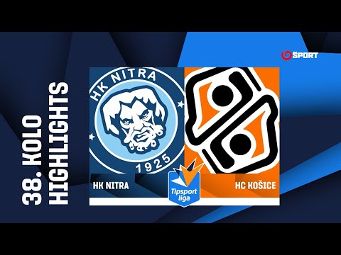38. kolo: HK Nitra - HC Košice 3:2 (0:1, 2:0, 1:1)