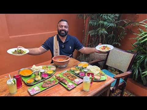 BEST Kerala Lunch Spot in FORT KOCHI? | Kerala Cafe Rose Street - SEAFOOD Lovers will enjoy