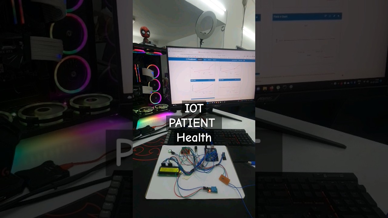 IOT based Patient Health monitoring system with GSR sensor #arduino #project #iot #innovation