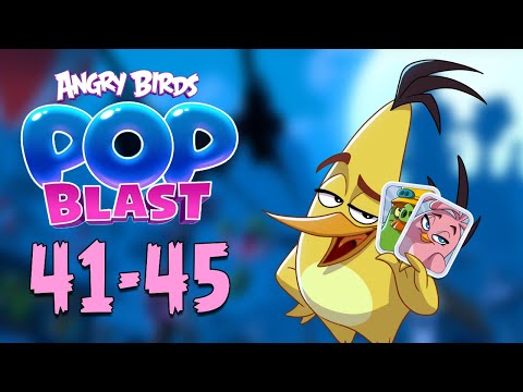 Angry Birds Pop Blast Gameplay Pt 8: Levels 41-45 - Saving this for later...