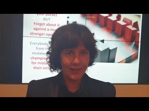 Dana Reizniece-Ozola talks about the Sponsor event in Stockholm