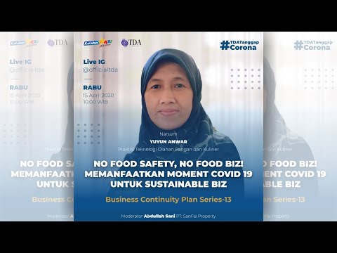 , title : 'Food Safety di Food Biz - Manfaatkan Momen Covid untuk Sustainable Business - BCP Series 13 TDA TV'