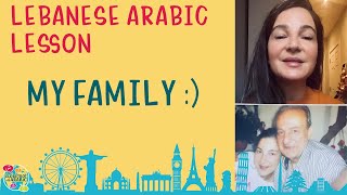 Family members in Lebanese Arabic - Learn Levantine Arabic