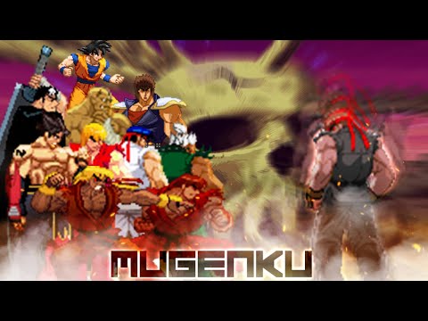 Everyone's coming to challenge Gigachad Ryu! ft Ryu, Ken, Akuma, Sagat, Kenshiro, Goku! MUGEN