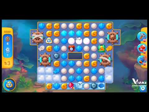 Fishdom. 9500 level no boosters and diamonds. 🐟🐟🐟 10 moves
