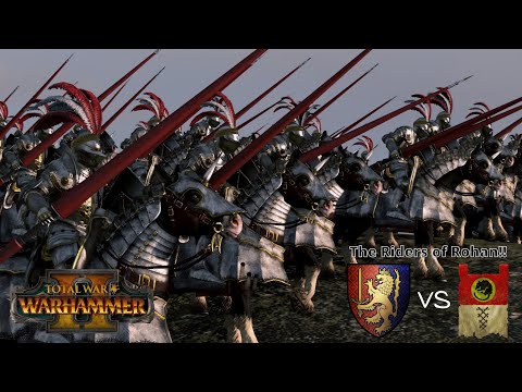 Total War Warhammer 2 - Bretonnia Vs Skaven - The Riders of Rohan!