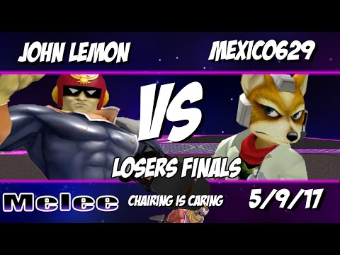 Chairing is Caring #10 5/9/17 - John Lemon (Falcon) vs. Mexico629 (Fox) - SSBM Losers Final
