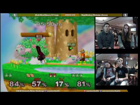 Elements Casino's Melee Challenge - Doubles - WS - Mew2Queen/El Fuego vs Webwipe/MojoMonkey