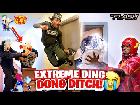 EXTREME DING DONG DITCH PART 22!! | COLLEGE EDITION *GONE WRONG*