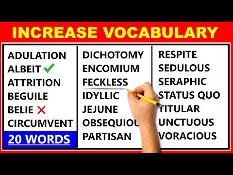 20 Difficult English Words - Improve Your Vocabulary - Learn Advanced English ✔️ Video