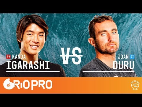 Kanoa Igarashi vs. Joan Duru - Round of 16, Heat 2 - Oi Rio Pro 2019