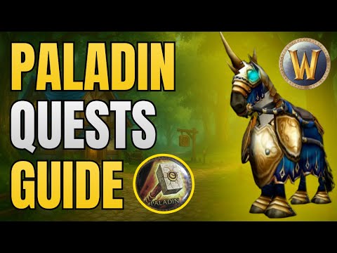 WoW Classic Paladin Class Quests - Epic Mount (Charger), Warhorse & Redemption (Dwarf/Human)