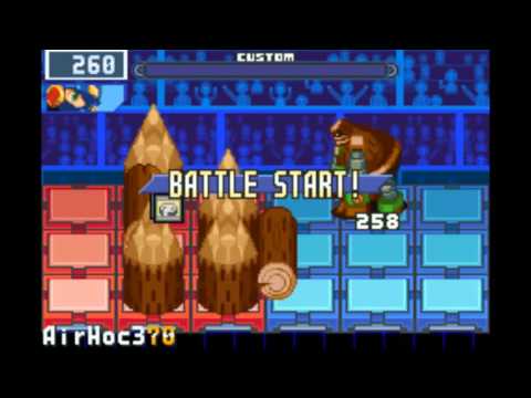 Megaman Battle Network 4 Blue Moon Boss Run - Woodman & Ghost