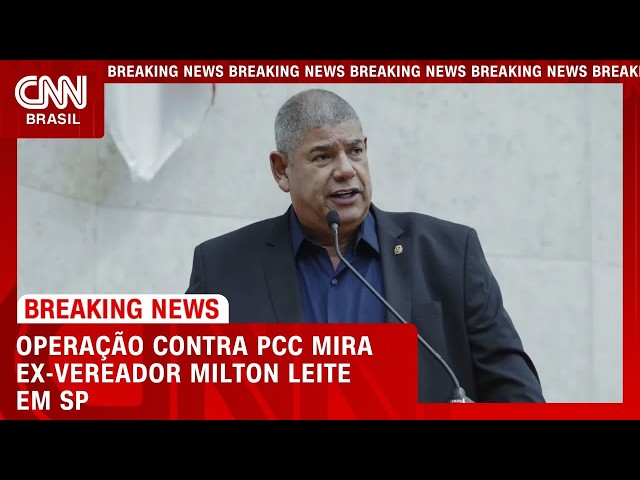 Milton Leite é alvo de operação contra atuação do PCC no transporte de SP | CNN NOVO DIA