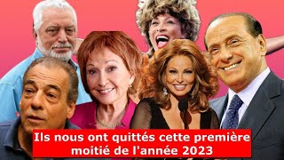 Ils nous ont quittés cette première moitié de l&#39;année 2023 !