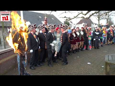 Afsluiting & Popverbranding Carnaval 2017 Heiknüüters Rheden