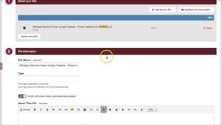 Uploading Files to Appliantology