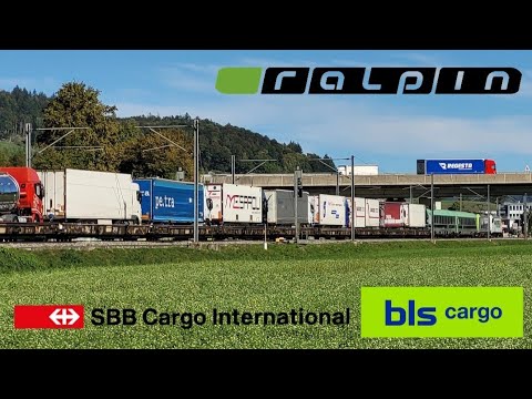 RALpin : Rollende Landstraße "RoLa" (mit BLS Cargo & SBB Cargo International)