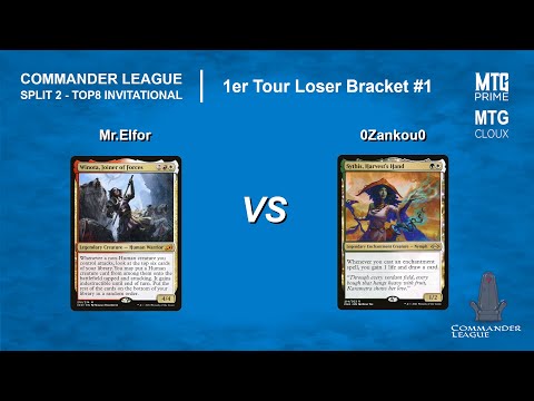 Magic Duel Commander League TOP8 Invitational - Sithys vs Winota - 1er Tour Loser Bracket #1