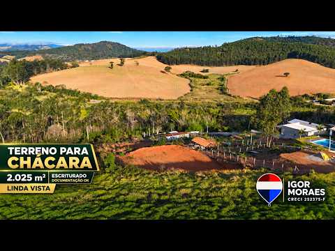 Terreno para Chácara à Venda em Bragança Paulista | 2.025 m² | R$ 180 MIL