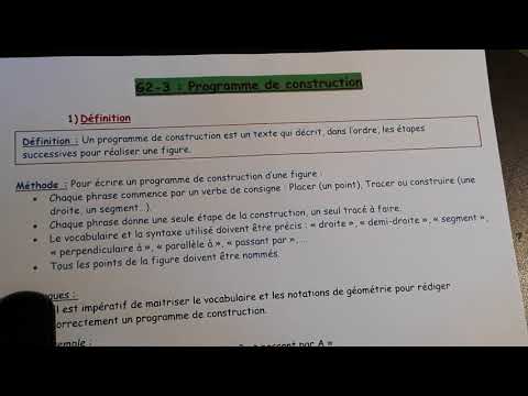6G2 -3 : Programme de construction