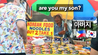 Helping a VIRAL 76 yrs old KOREAN 🇰🇷 Street VENDOR in the Philippines! 🙌 🇵🇭Emotional