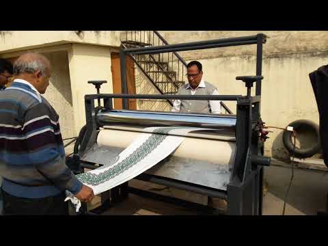 Fabric ironing machine