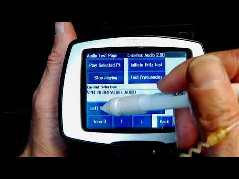 Tutorial On How To Run Advanced Diagnostics in a Garmin StreetPilot C330 C340 GPS
