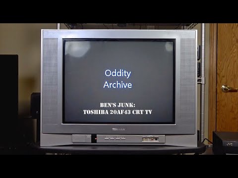 Oddity Archive: Episode 214.1 – Ben’s Junk: Toshiba 20AF43 CRT TV