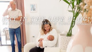 Daily Vlog  Cozy Home Newborn Photo Shoot & Ta