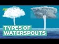 The two types of waterspouts