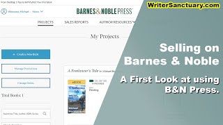 First Look: Setting Up the eBook to Sell on Barnes & Noble Press