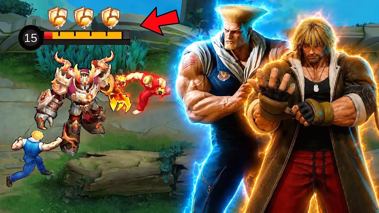 GLOBAL 1 DYRROTH BEST INSANE COMBO THAT CAN DESTROY EVERYTHING | GUILE x KEN - MLBB