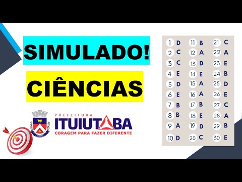 SIMULADO - PREFEITURA DE ITUIUTABA - MINAS GERAIS