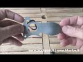 Fox Outdoor Daugiafunkcinis 'Spork' turistinis valgymo įrankis su karabinu