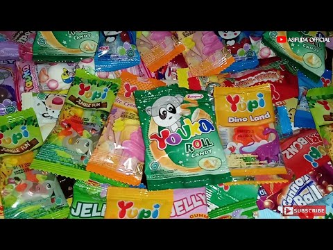Unboxing Yupi Jungle Fun🐼Yupi Ice Cream🍦Ranjani Youka Roll Candy Mango🥭Yupi Dino Land Orange🦎