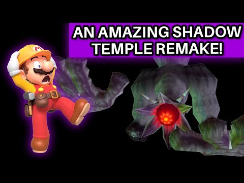 An Amazing Shadow Temple Remake in Super Mario Maker 2 (Zelda)