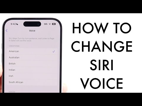 How To Change Siri's Voice On iPhone/iPad! (2025)