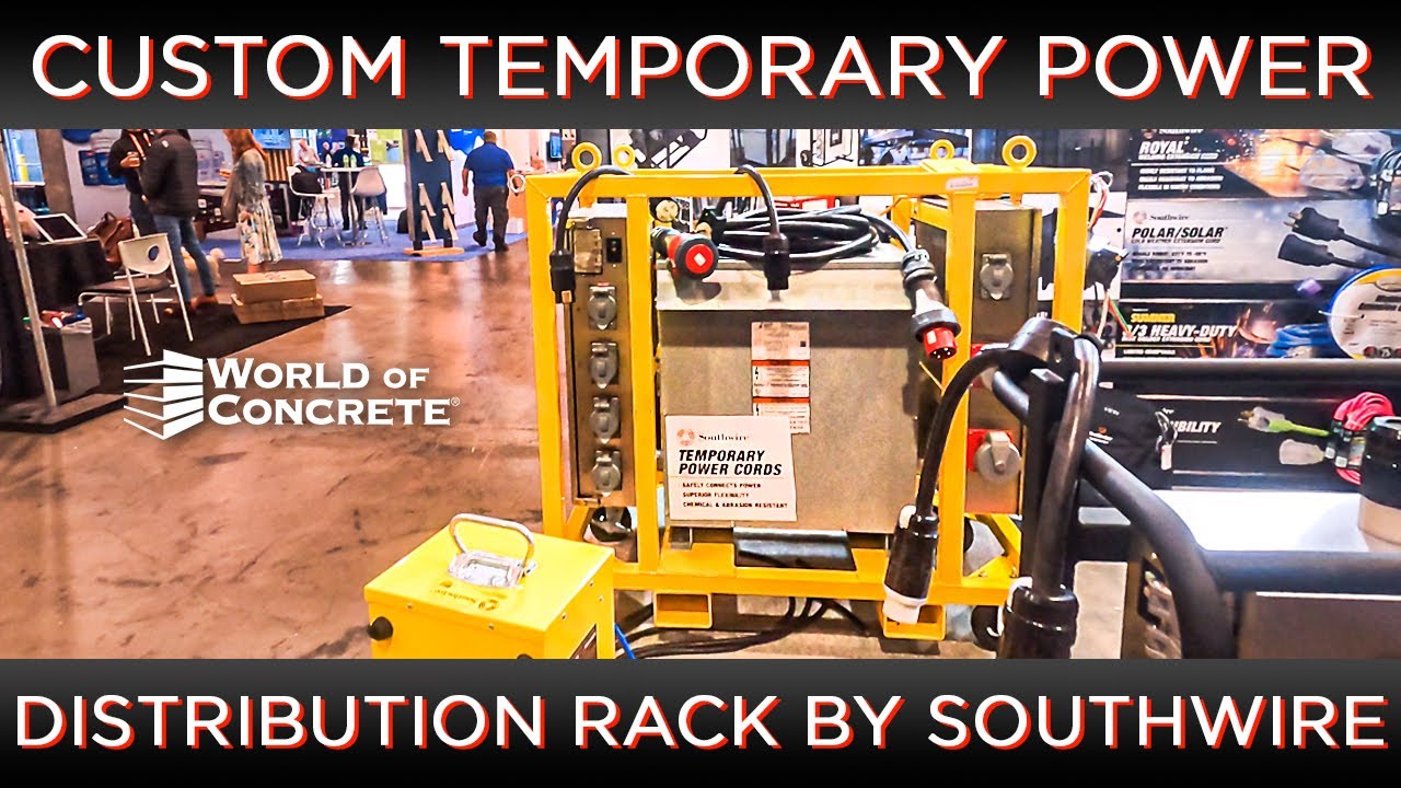 Southwire's temporary power distribution solutions - World of Concrete 2022