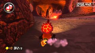 Wii Grumble Volcano - 1:53.488 - NvK◇ペヤング (Mario Kart 8 World Record)