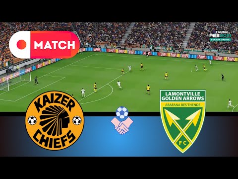 Kaizer Chiefs vs Golden Arrows | Premiership 2025 Simulation | eFootball PES 21 Realistic Gameplay