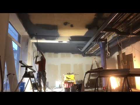 Graco gx ff airless paintsprayer ceiling dark blue