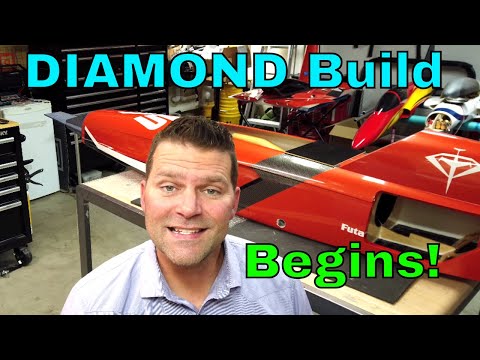 THE DIAMOND BUILD BEGINS - Aviation Design Aircraft Target Drone - Part #2
